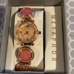 Fashion pink watch